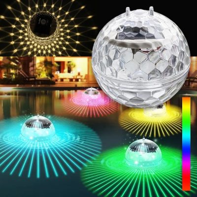 Minge disco solară DISCOGLO - Iluminat elegant și distractiv pentru orice spațiu!