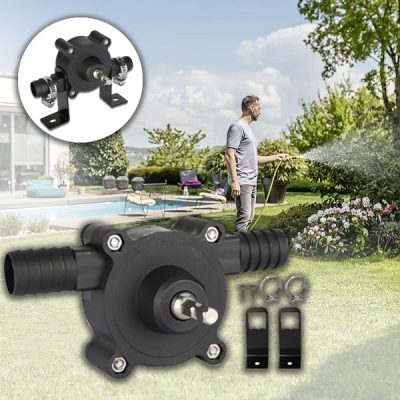 Pompă de apă acționată de bormașină - 20-30 L/min, 12x6x4 cm | ROTOPUMP