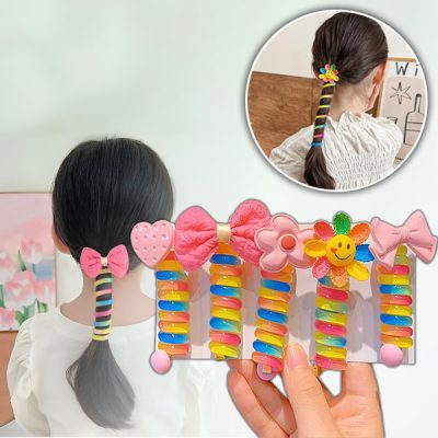 Benzi colorate pentru păr pentru copii (4pcs) | KIDOHAIR