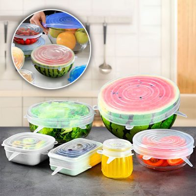 Capace de bucătărie din silicon (12 buc) | SILICAPS