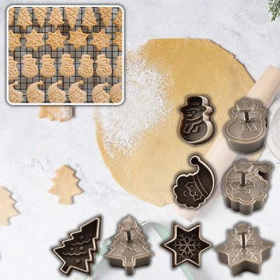 Set de 4 forme pentru biscuiți pentru Crăciun | XMASCUTS