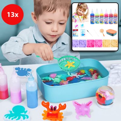 Set pentru fabricat jucării cu apă pentru copii (13 bucăți) | GELPLI