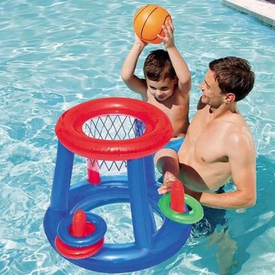 Coș de baschet gonflabil pentru piscină | DUNKSPLASH