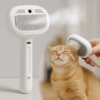 Perie cu aburi reîncărcabilă pentru îngrijirea animalelor de companie  | GROOMSY