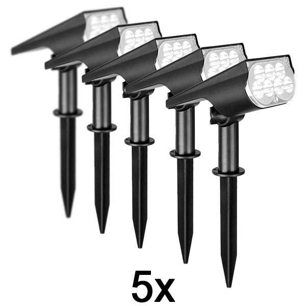 5x Lumină solară de exterior | SPOTIKE