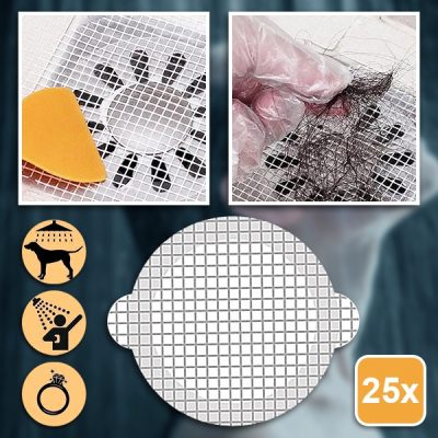 Autocolante de Filtrare Pentru Scurgere, de Unică Folosință (25 buc) | DRAINCAPS