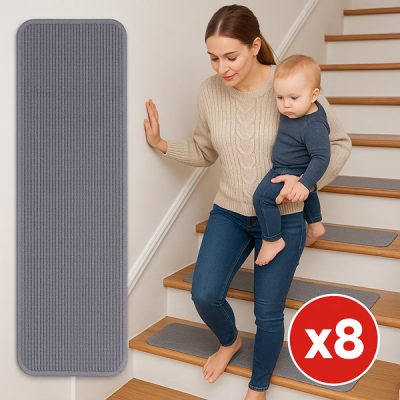 Covorașe antiderapante pentru scări (8 bucăți) | STEPRUG