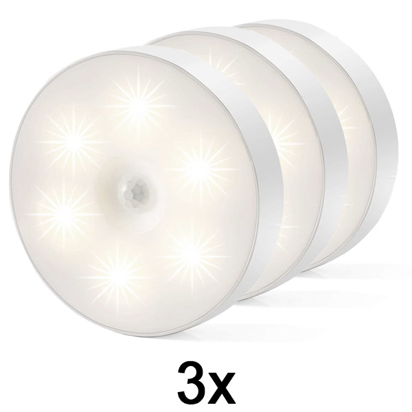 3x Lampă LED inteligentă cu senzor de mișcare | LUMISIGN