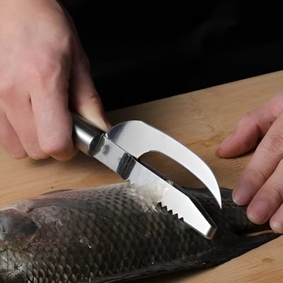 Curăță solzi de pește din oțel inoxidabil | FISHBLADE