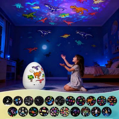Lumină de veghe magică și proiector de melodii | DINODREAM